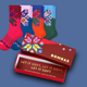 Snowflake Calf Sock Gift Box, Women’s and Men’s, $65